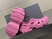 Fortok Balenciaga Pink Hd Foam Rubber Sneakers - 4