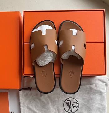 Fortok Hermes Izmir Slippers Brown