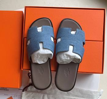 Fortok Hermes Izmir Slippers Denim