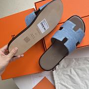 Fortok Hermes Izmir Slippers Denim - 4