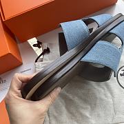 Fortok Hermes Izmir Slippers Denim - 2