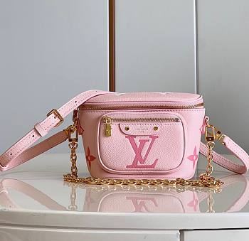 Fortok Louis Vuitton Mini Bumbag Pink M82208 17x12x9.5cm