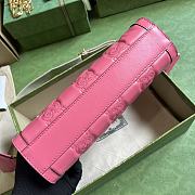 Fortok Gucci Matelasse Shoulder Bag Pink 26x17.5x8cm - 6