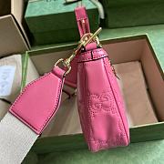 Fortok Gucci GG Matelasse Shoulder Bag Pink 25x15x 8cm - 6