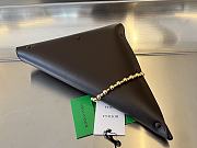 Fortok Bottega Veneta Brown Ball Chain Triangle Pouch 40x21x2cm - 6