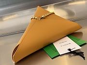 Fortok Bottega Veneta Yellow Ball Chain Triangle Pouch 40x21x2cm - 5