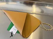 Fortok Bottega Veneta Yellow Ball Chain Triangle Pouch 40x21x2cm - 3
