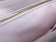 Fortok Bottega Veneta Chain Cassette Padded Intreccio Shoulder Bag Pink - 4