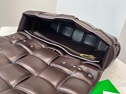 Fortok Bottega Veneta Chain Cassette Padded Intreccio Shoulder Bag Brown - 6