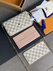 Fortok Louis Vuitton Felicie Pochette Bag N63010 21x11x2cm - 1