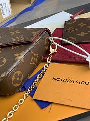 Fortok Louis Vuitton Félicie Pochette Monogram Bag M61276 21x11x2cm - 4