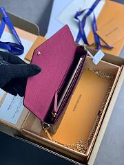 Fortok Louis Vuitton Félicie Pochette Monogram Bag M61276 21x11x2cm - 6