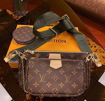 Louis Vuitton Multi Pochette Accessories Khaki Monogram M44813