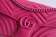 Fortok Gucci GG Marmont Shoulder Bag Pink 26x15x7cm - 2