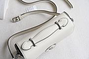 Fortok Gucci Peptite GG Mini Shoulder Bag White 21x10x5cm - 5