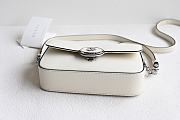 Fortok Gucci Peptite GG Mini Shoulder Bag White 21x10x5cm - 3