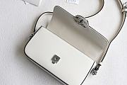 Fortok Gucci Peptite GG Mini Shoulder Bag White 21x10x5cm - 2