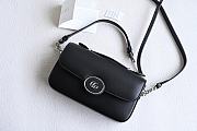 Fortok Gucci Peptite GG Mini Shoulder Bag Black 21x10x5cm - 1