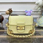 Fortok Louis Vuitton Dauphine Bag Yellow M22597 20x15x9cm - 1