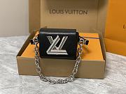 Fortok Louis Vuitton Twist Lock XL Bag Black M22029 16.5x19x8.5cm - 1