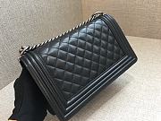 Fortok Chanel Leboy Lambskin Bag Black 25cm - 4