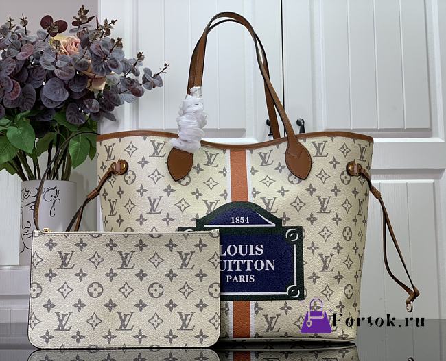 Fortok Louis Vuitton Neverfull Bag M40995 32x29x17cm - 1