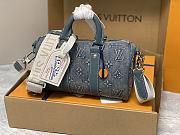 Fortok Louis Vuitton Keepall Bandoulière 25 Bag Denim M22762 25x15x11cm - 1