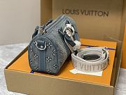 Fortok Louis Vuitton Keepall Bandoulière 25 Bag Denim M22762 25x15x11cm - 6