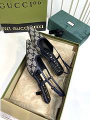 Fortok Gucci GG Supreme Slingback Pumps 35 - 6