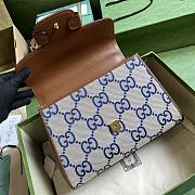 Fortok Gucci Horsebit 1955 Handbag Beige and ebony GG Supreme Canvas - 4