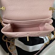 Fortok Chanel 23S Carryme Bag Pink AS4008 14.5x22x8cm - 6