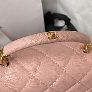 Fortok Chanel 23S Carryme Bag Pink AS4008 14.5x22x8cm - 5