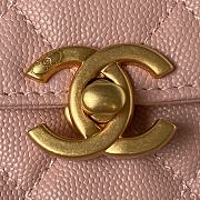 Fortok Chanel 23S Carryme Bag Pink AS4008 14.5x22x8cm - 4