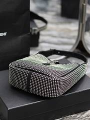 Fortok Saint Laurent Le5à7 Embellished Shoulder Bag 23×22×8.5cm - 5