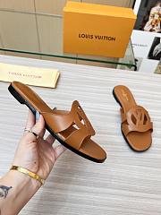 Fortok Louis Vuitton Isola Flat Mule Brown - 4