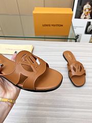 Fortok Louis Vuitton Isola Flat Mule Brown - 5