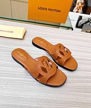 Fortok Louis Vuitton Isola Flat Mule Brown - 1