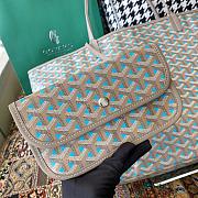 Fortok Goyard Saint Louis PM Bag Turquoise 47cm  - 5