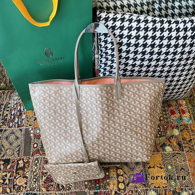 Fortok Goyard Saint Louis PM Bag Powder Pink 47cm - 1