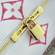 Fortok Louis Vuitton Speedy Bandoulière 25 Bag Pink & White M23073 - 4