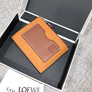 Fortok Loewe Cardholer In Solf Grained Calfskin 12x9.5cm - 1
