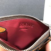 Fortok Loewe Cardholer In Solf Grained Calfskin 12x9.5cm - 2
