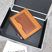 Fortok Loewe Cardholer In Solf Grained Calfskin 12x9.5cm - 3