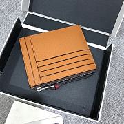 Fortok Loewe Cardholer In Solf Grained Calfskin 12x9.5cm - 5