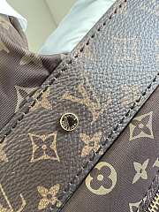 Fortok Louis Vuitton Onthego Econyl Monogram Canvas Bag in Silver M59007 41x34x19cm  - 3