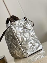 Fortok Louis Vuitton Onthego Econyl Monogram Canvas Bag in Silver M59007 41x34x19cm  - 2