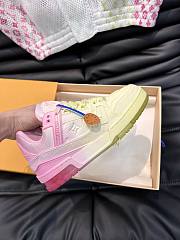 Fortok Louis Vuitton Trainer Sneakers Pink - 1