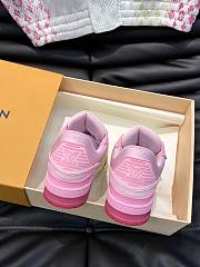 Fortok Louis Vuitton Trainer Sneakers Pink - 5