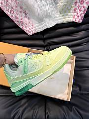 Fortok Louis Vuitton Trainer Sneakers Green - 1