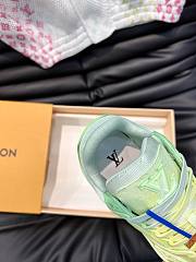 Fortok Louis Vuitton Trainer Sneakers Green - 3